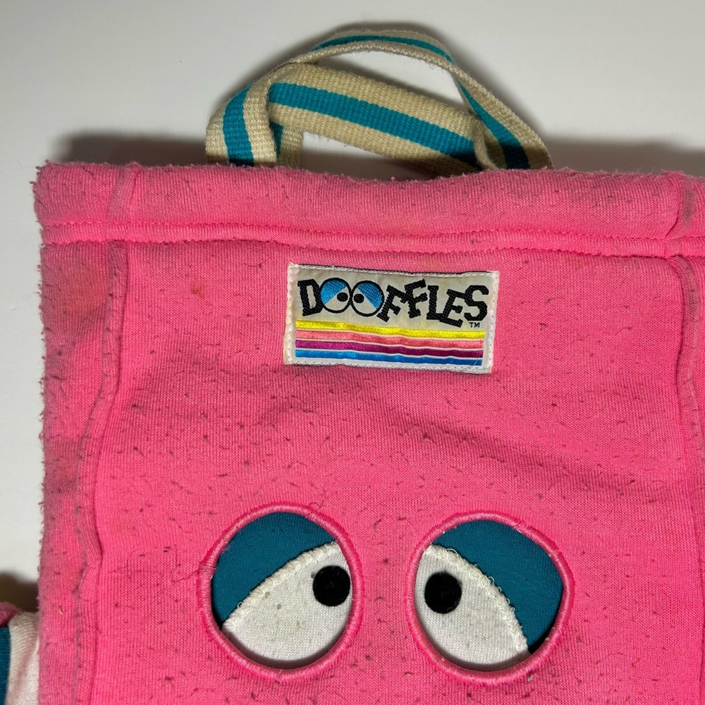 Vintage 1988 Dooffles plush bag/tote from The Imagination Factory. - Picture 4 of 8